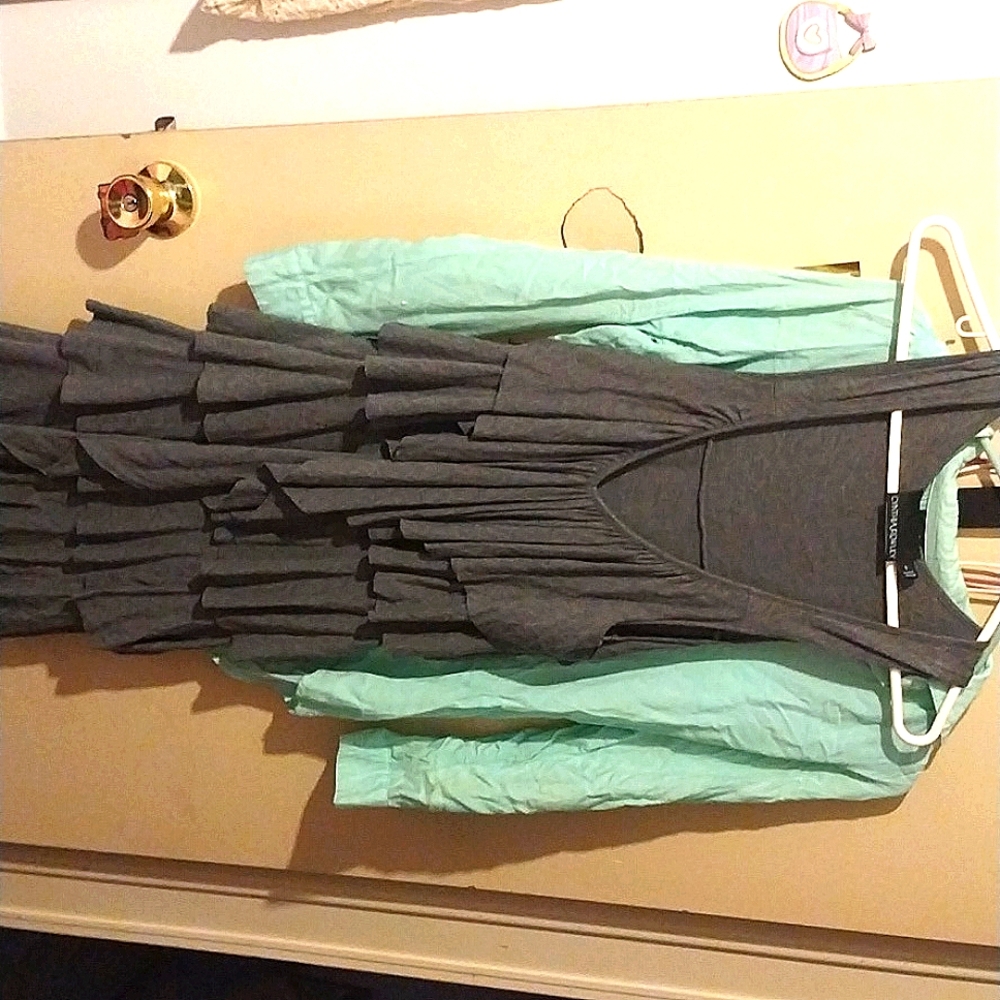Dark gray dress